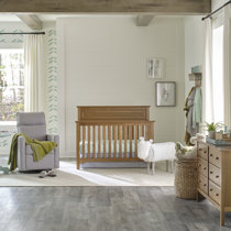 Honey oak outlet crib